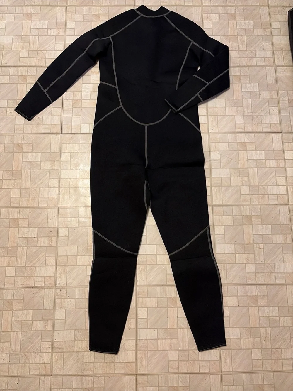 Seaskin Mens 3mm Full Body Diving Suit Front Zip Size M Size W~L